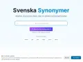 Svenska Synonymer: en modern synonymordbok med AI. Sök efter ord, få förslag eller skriv om din mening.