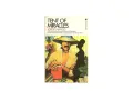 Omslag till "Tent of Miracles" av Jorge Amado. En man med hatt och mustasch sitter vid ett bord med böcker.