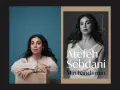 Atefeh Sebdani, författare till "Min hand i min", poserar med en blick som speglar djup.