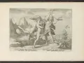Apollon jagar Dafne som förvandlas till ett lagerbladsträd. En scen inspirerad av Ovidius.
