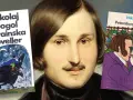 Nikolaj Gogols "Ukrainska noveller" och "Petersburgsnoveller" bredvid hans porträtt. En magisk resa genom hans noveller.