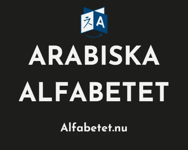 Arabiska alfabetet. Lär dig det arabiska språket med denna tydliga presentation. Alfabetet.nu.